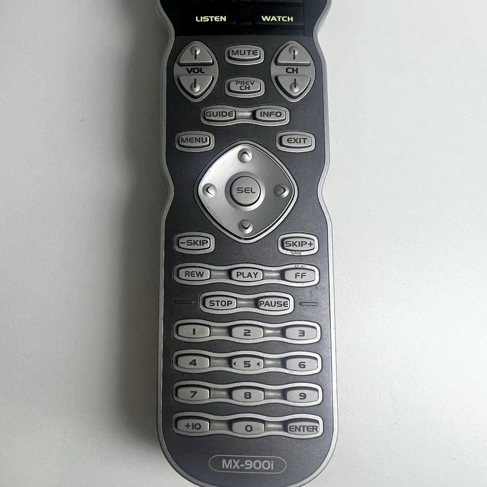 MX-900i  Universal Remote Control  Wireless Remote Control, Black And Gray
